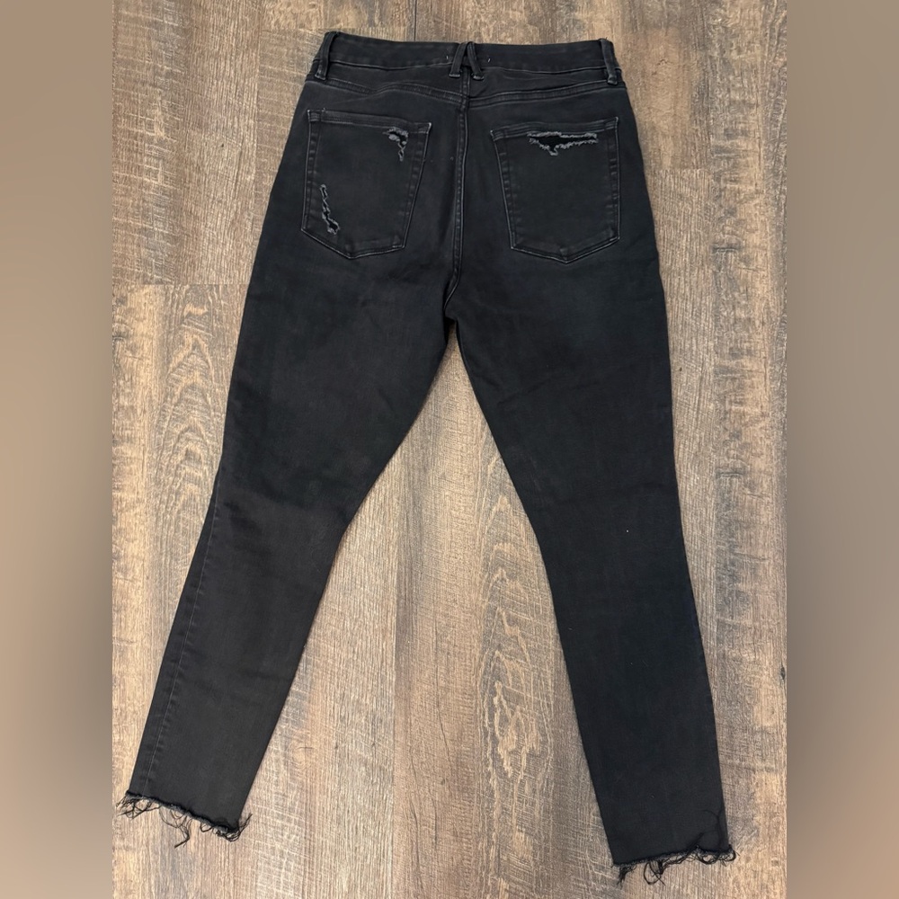 Good American Black Goodlegs Jeans - Picture 2 of 6